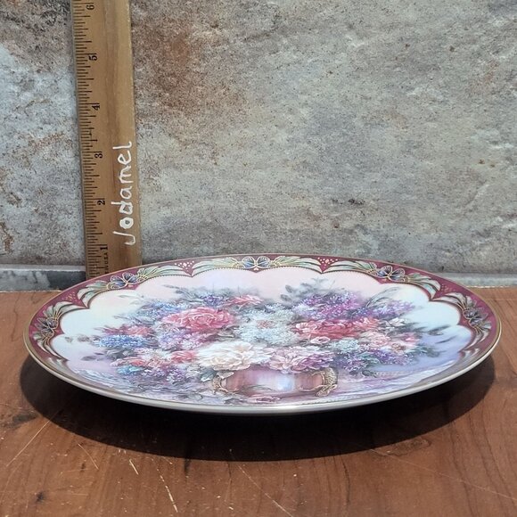 Bradford Exchange 1993 Lena Liu Flower Fairies Magic Makers Collector Plate #182 - Picture 10 of 11